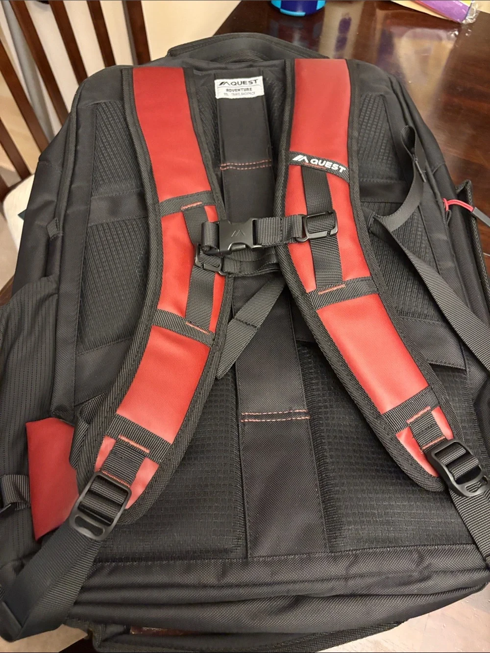 A Quest Adventure Red Travel Backpack - Men